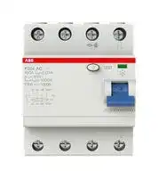 2CSF204001R1900: Circuit Breaker, RCCB, F200, 4P, 30 mA, 400 V, 100 A
