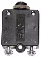 W58-XC4C12A-30: Thermal Circuit Breaker, Push-to-Reset, W58 Series, 30 A, 1 Pole, 50 V, 250 V, Panel