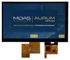 MVT-L070001C: TFT LCD, 3.3 V, 7 ", 1024 x 600 Pixels, Landscape, RGB, 0.99V