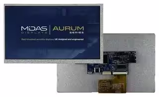 MVT-H070001: TFT LCD, 5 to 12 V, 7 ", 1024 x 600 Pixels, Landscape, RGB, 3.3V