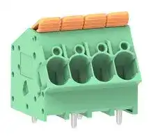 221392-0004: Wire-To-Board Terminal Block, 7.5 mm, 4 Ways, 24 AWG, 8 AWG, 3.73 mm², Push In Lock