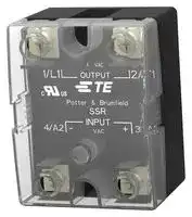 SSR-240D25: Solid State Relay, SPST-NO, 25 A, 280 VAC, Chassis, Screw, Zero Crossing