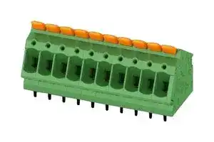 1190363: Wire-To-Board Terminal Block, 5 mm, 2 Ways, 24 AWG, 12 AWG, 2.5 mm², Push In