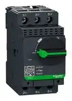 GV2L03: Motor Circuit Breaker, High Breaking Capacity, Gv2L, 0.4A, 3P, 690V, Rotary Handle, Screw Clamp
