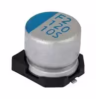  MAL218097504E3: Polymer Aluminium Electrolytic Capacitor, 100 µF, 16 V, Radial Can - SMD, 2500 hours @ 105°C