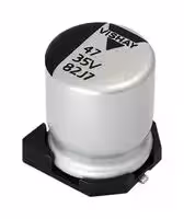 MAL218297604E3: Hybrid Aluminium Electrolytic Capacitor, 220 µF, ± 20%, 25 V, Radial Can - SMD, 0.027 ohm