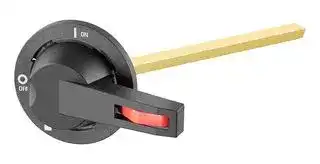 5TE9010: Rotary Operating Mechanism, 200 mm, Black, Switch Disconnectors