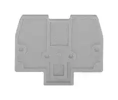 870-923: END AND INTERMEDIATE PLATE, RAIL, GRAY