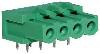 CTBP97HJ/4: Terminal Block, Socket, 5.08 mm, 4 Ways, Through Hole Right Angle