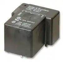 T90S5D12-5: Power Relay, SPDT, 5 VDC, 30 A, T90, Through Hole