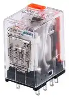 RMIA45230VAC: Power Relay, IP40, 4PDT, 230 VAC, 5 A, RMI Series, Panel Mount, Socket, Non Latching