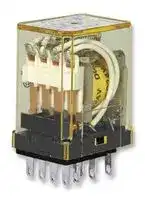 RY4S-ULDC24V..: Power Relay, 4PDT, 24 VDC, 5 A, RY, Socket, Non Latching