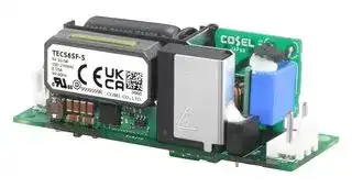 TECS65F-12: AC/DC Open Frame Power Supply (PSU), ITE, 1 Output, 65.4 W, 85V AC to 264V AC, Fixed