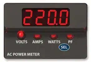 ACM20-4-AC1-R-C: Panel Meter, ACM20 Series, AC Current, AC Voltage, Frequency, Power, 4 Digits, 85 Vac to 264 Vac