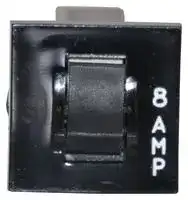 W28-XT1A-8: Thermal Circuit Breaker, Fuseholder Type, W28 Series, 8 A, 1 Pole, 32 V, 250 V, Snap In, Panel