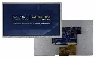 MVT-E070001: TFT LCD, 5 to 12 V, 7 ", 1024 x 600 Pixels, Landscape, RGB, 3.3V