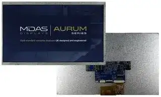 MVT-E101000: TFT LCD, 5 to 12 V, 10.1 ", 1024 x 600 Pixels, Landscape, RGB, 3.3V