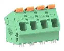 224933-0004: Wire-To-Board Terminal Block, 15 mm, 4 Ways, 18 AWG, 4 AWG, 5.89 mm², Push In Lock