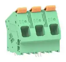 224934-0003: Wire-To-Board Terminal Block, 15 mm, 3 Ways, 18 AWG, 4 AWG, 5.89 mm², Push In Lock