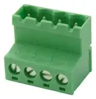 1786190: Pluggable Terminal Block, 5.08 mm, 4 Ways, 24 AWG, 12 AWG, 2.5 mm², Screw