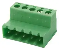 1786200: Pluggable Terminal Block, 5.08 mm, 5 Ways, 24 AWG, 12 AWG, 2.5 mm², Screw