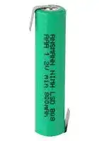 2311-3003: Rechargeable Battery, 1.2 V, Nickel Metal Hydride, 800 mAh, AAA, Opposing Tags, 1