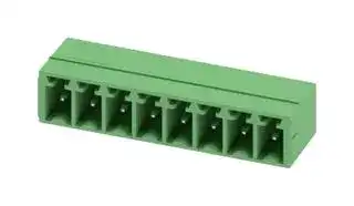 1803332: Terminal Block, Header, 3.81 mm, 8 Ways, 8 A, 250 V, Through Hole Right Angle