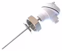 XF-1410-FAR: Hygienic Thermometer, PT100, 1.5" RJT Style Fitting, 4 wire, 6mm x 75mm, Transmitter