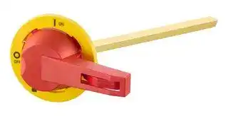 5TE9012: Rotary Operating Mechanism, 200 mm, Red, Switch Disconnectors