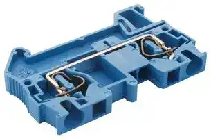 3031377 — DIN Rail Mount Terminal Block, 2 Ways, 28 AWG, 10 AWG, 6 mm², Clamp, 40 A