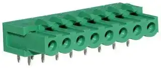 CTBP97HJ/8: Terminal Block, Socket, 5.08 mm, 8 Ways, Through Hole Right Angle