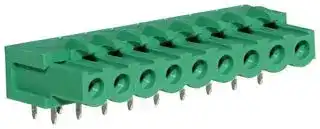 CTBP97HJ/9: Terminal Block, Socket, 5.08 mm, 9 Ways, Through Hole Right Angle