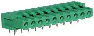 CTBP97HJ/10: Terminal Block, Socket, 5.08 mm, 10 Ways, Through Hole Right Angle