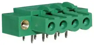 CTBP97HJ/4FL: Terminal Block, Flanged, Socket, 5.08 mm, 4 Ways, Through Hole Right Angle