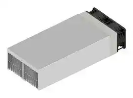 LA V 35 300 12: Fan / Force Cooled Heat Sink, 12VDC, 0.042 K/W, 83 mm, 160.6 mm, 300 mm, 222 m³/h, 71 dBA