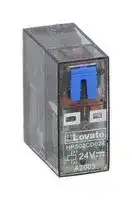 HR502CD024: Power Relay, DPDT, 24 VDC, 8 A, HR502C Series, Through Hole, Non Latching
