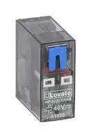 HR502CD110: Power Relay, DPDT, 110 VDC, 8 A, HR502C Series, Through Hole, Non Latching