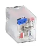 HR602CD024: Power Relay, DPDT, 24 VDC, 7 A, HR602C Series, DIN Rail, Non Latching