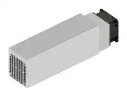 LA V 6 200 12: Fan / Force Cooled Heat Sink, 12VDC, 0.095 K/W, 74 mm, 62 mm, 200 mm, 56 m³/h, 41 dBA