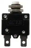 W57-XB1A4A10-10: Thermal Circuit Breaker, W57 Series, 10 A, 1 Pole, 50 V, 250 V, Panel