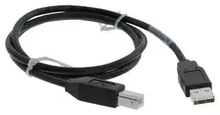1487595-3: USB Cable, Type A Plug to Type B Plug, 830 mm, 32.6 ", USB 2.0, Black