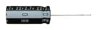 JUWT1105MCD: Supercapacitor, 1 F, 2.7 V, Radial Leaded, ± 20%, 2.5 mm, 1000 hours @ 70°C
