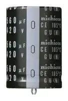LGA2W151MELA25: Electrolytic Capacitor, 150 µF, 450 V, ± 20%, Snap-In, 1000 hours @ 105°C