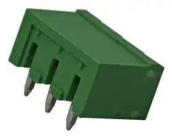 691313510003: Terminal Block, Right Angle, Header, 5.08 mm, 3 Ways, 20 A, 300 V, Through Hole Right Angle