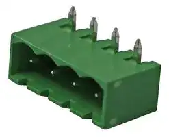 691313510004: Terminal Block, Header, 5.08 mm, 4 Ways, 20 A, 300 V, Through Hole Right Angle