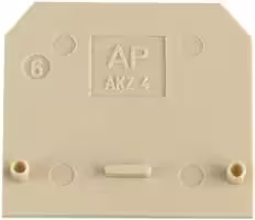 0294460000: END PLATE, BEIGE, PA 66, TERMINAL BLOCK