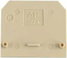0294460000: END PLATE, BEIGE, PA 66, TERMINAL BLOCK