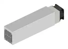 LA V 6 250 12: Fan / Force Cooled Heat Sink, 12VDC, 0.095 K/W, 74 mm, 62 mm, 250 mm, 56 m³/h, 41 dBA