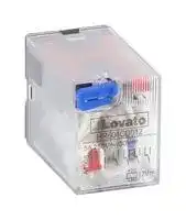 HR604CD012: Power Relay, 4PDT, 12 VDC, 5 A, HR604C Series, DIN Rail, Non Latching