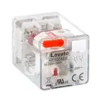 HR702CA230: Power Relay, DPDT, 230 VAC, 10 A, HR702C Series, DIN Rail, Non Latching